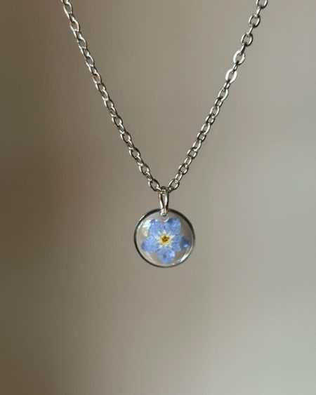Forget-me-not necklace