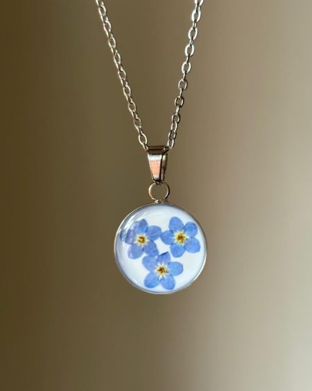 Forget-me-not Trio Necklace