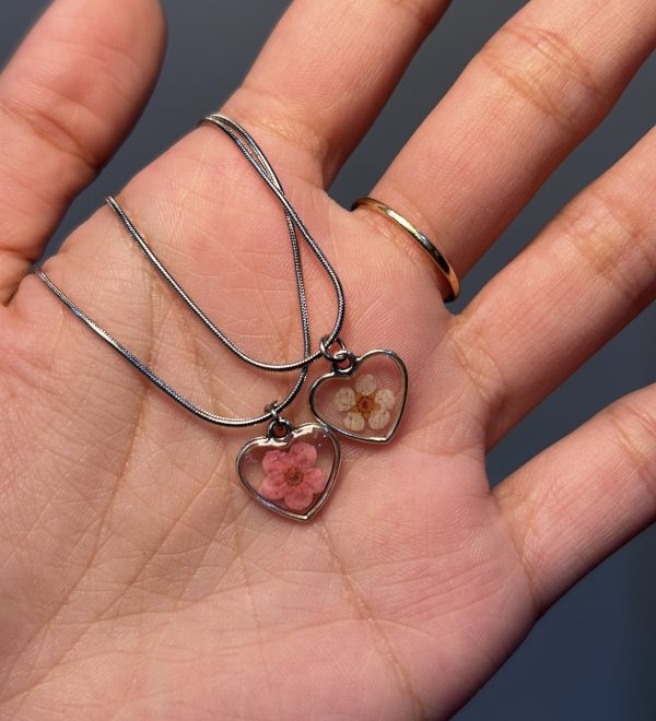 Iris necklace: Plum Blossom - Image 8