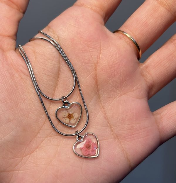 Iris necklace: Plum Blossom - Image 4