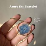 Azure Sky Hydrangea Bracelet