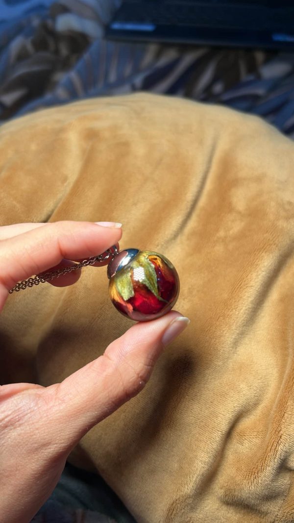Rose orb necklace - Image 2
