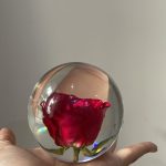 Rose bud paper weight