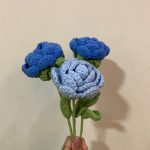 Blue Roses: Set of 3