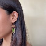 Leafy earrings