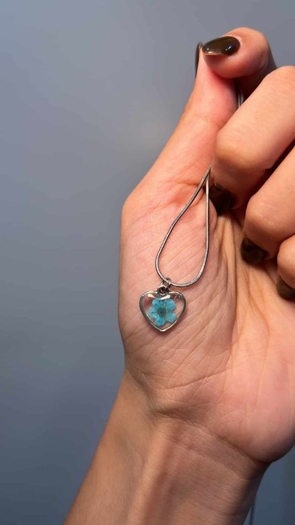 Iris necklace: Plum Blossom - Image 3