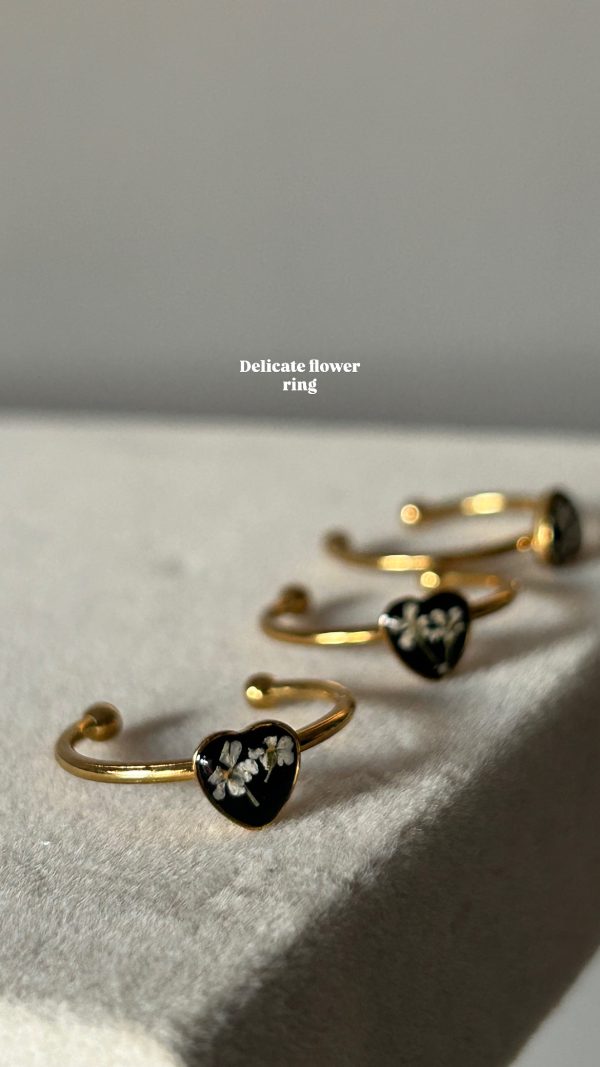 Heart floral ring - Image 7