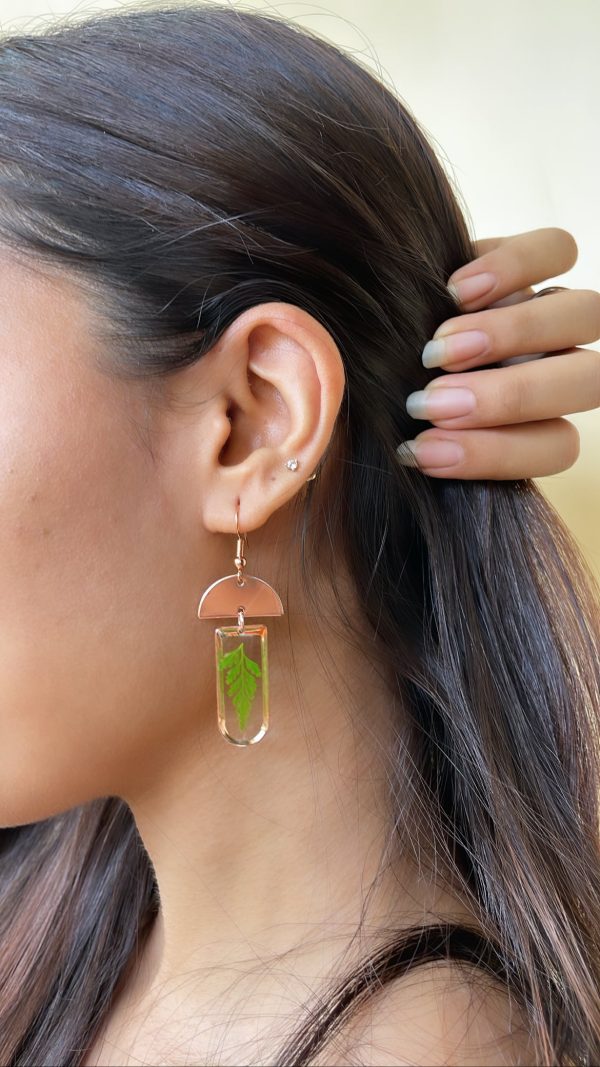 Leafy earrings - Image 2