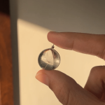 Dandelion seed keychain