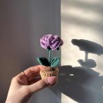 Forever Rose Pot: Purple