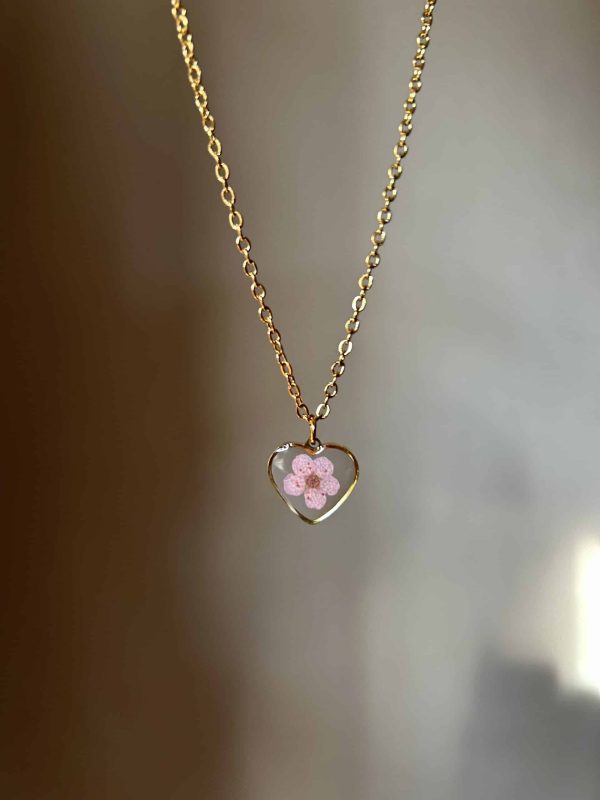 Iris necklace: Plum Blossom - Image 5