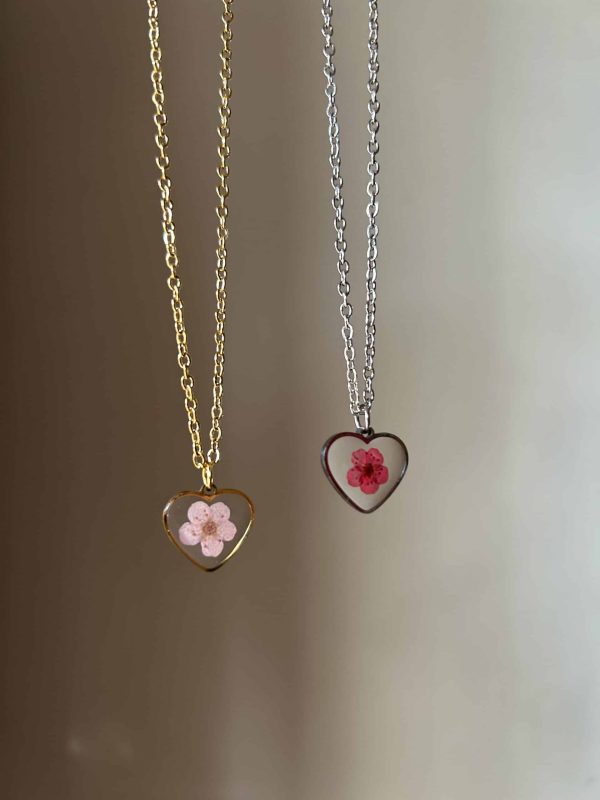 Iris necklace: Plum Blossom - Image 12