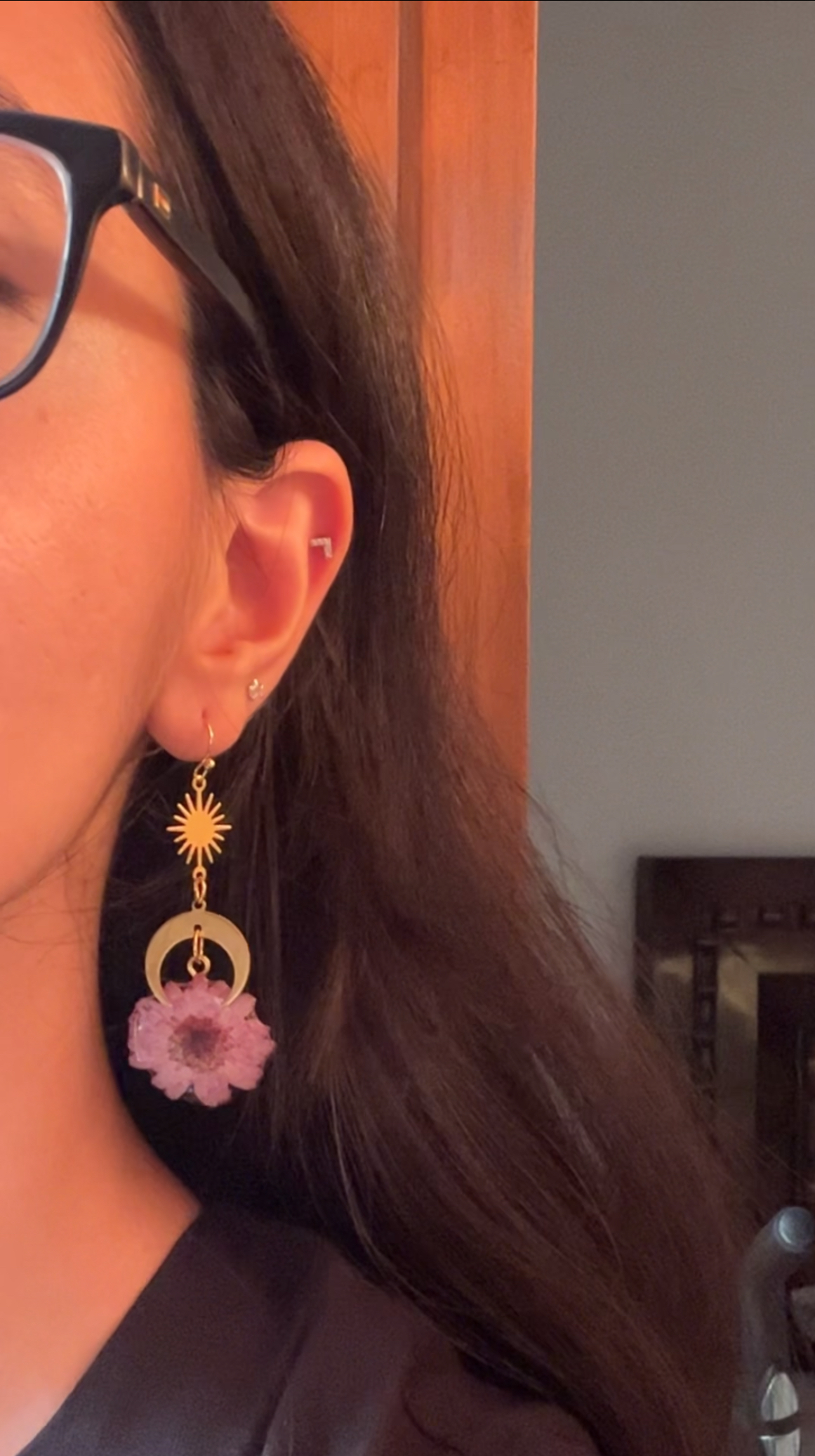 IMG_4143-1.jpeg Chrysanthemum Earrings - Image 1