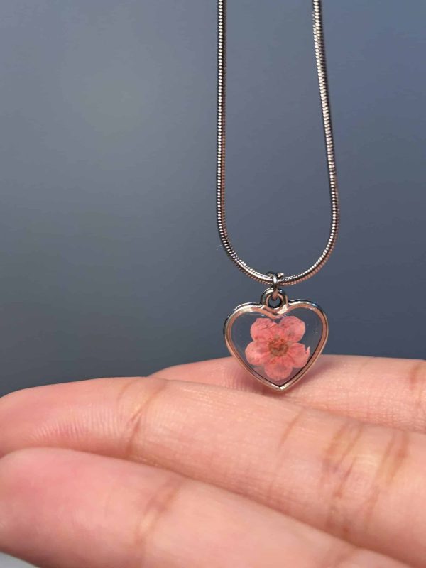 Iris necklace: Plum Blossom - Image 9