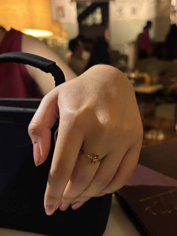 Scarlet floral ring - Image 3