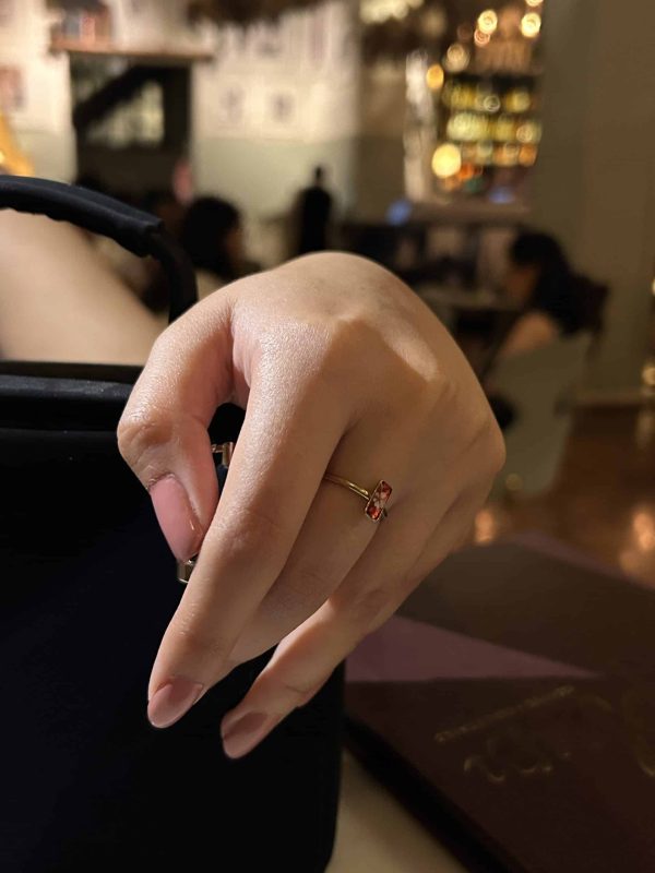 Scarlet floral ring - Image 6