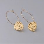 Mini Monstera Hoops