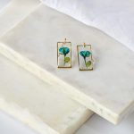 Blue Rose Earrings