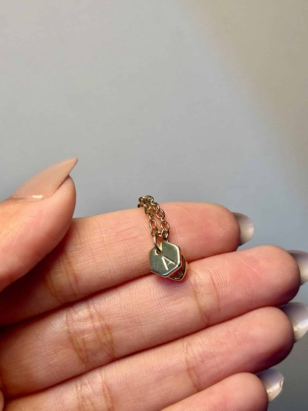 Heart Initial Necklace - Image 2