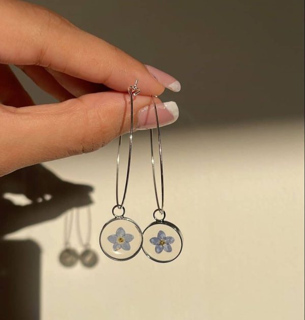 Forget-me-not earrings - Image 2