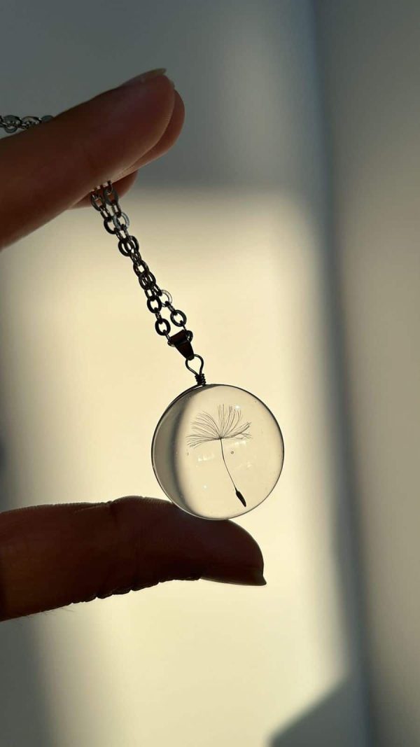 Dandelion seed necklace - Image 3