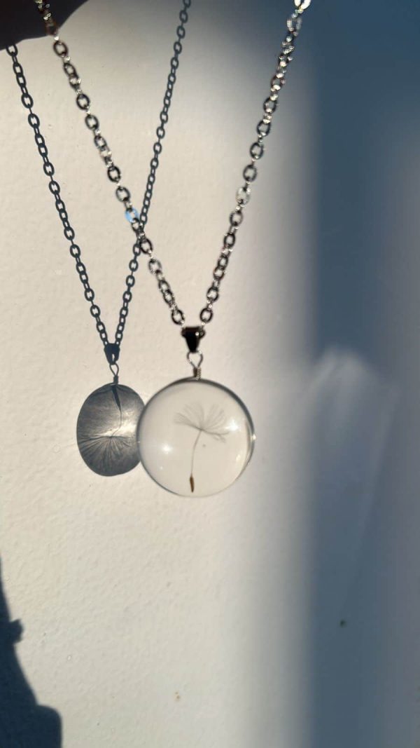 Dandelion seed necklace - Image 4