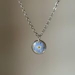 Forget-me-not necklace