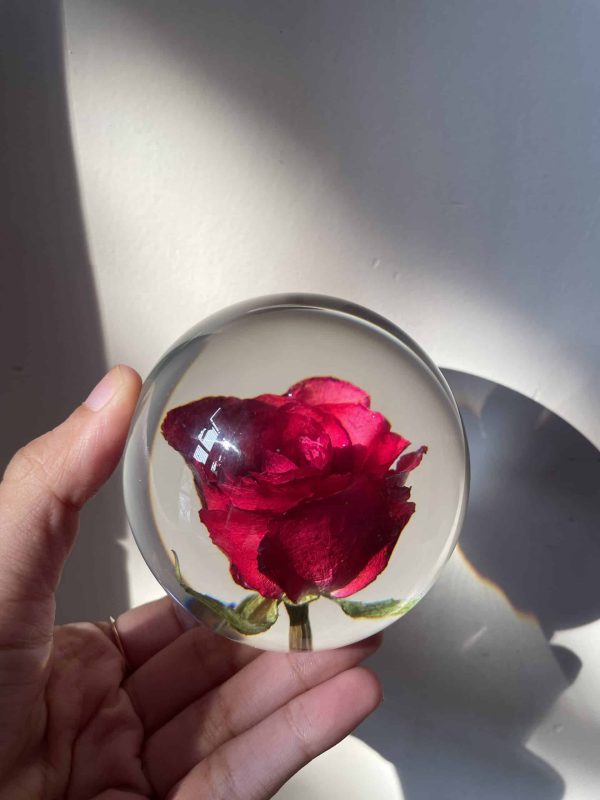 Rose bud paper weight - Image 4