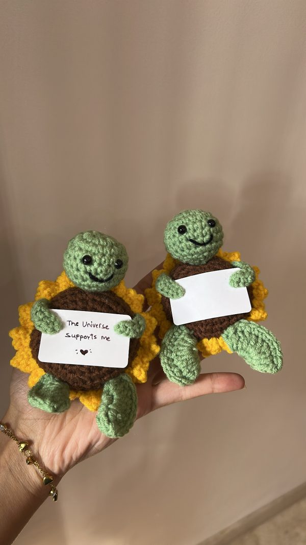 Turtle with a sunflower - Image 6