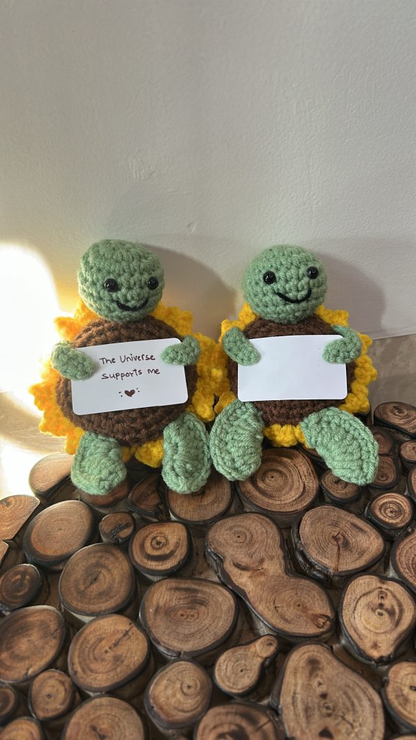 Turtle with a sunflower - Image 4